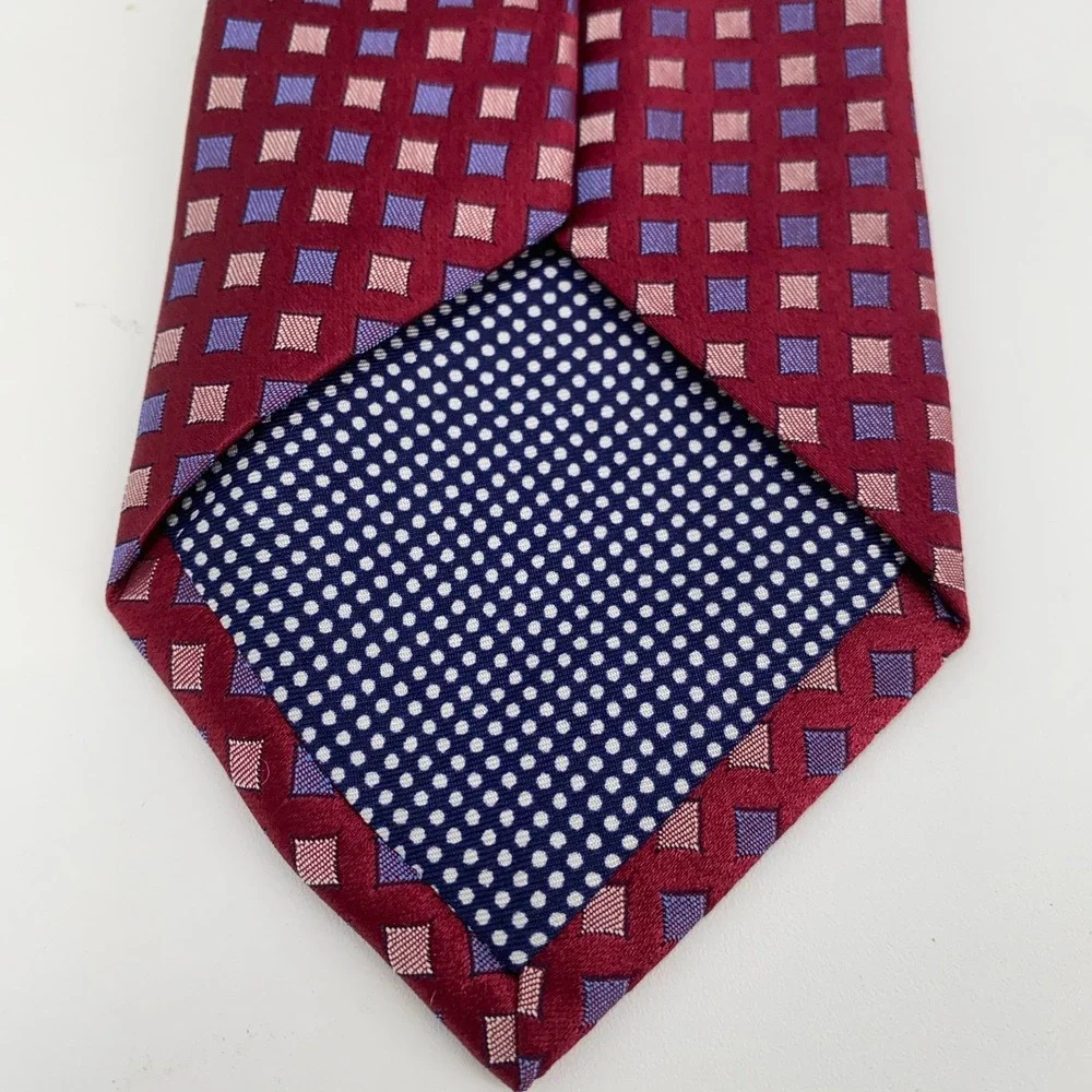 Eton Tie Mens One Size Colorful Patterned Professional‎ Necktie England Made NWT